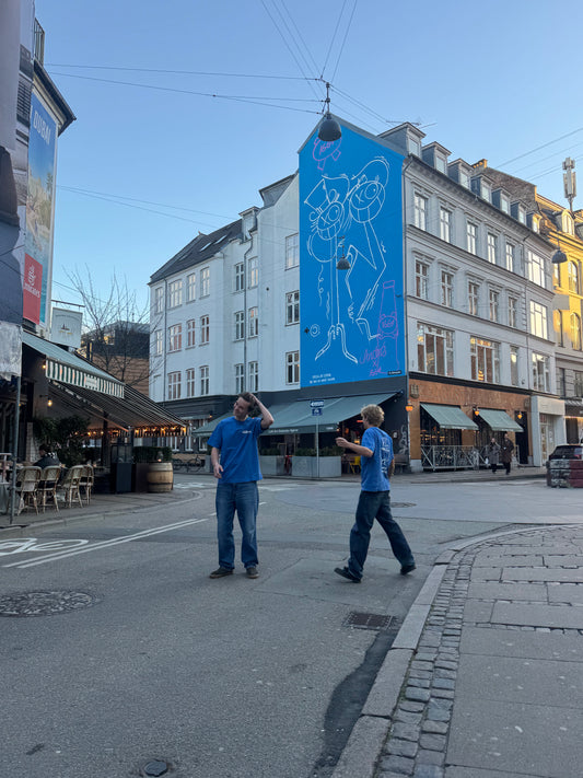 Culture Tee Blå